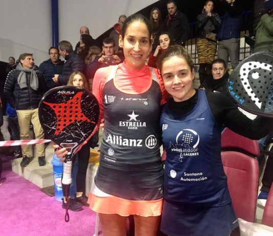Majo y Josemaría en el Campeonato de España de Pádel. | Foto: FEP