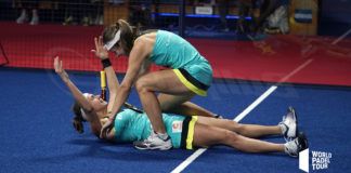 Carolina Navarro y Ceci Reiter en el Master Final. | Foto: World Padel Tour