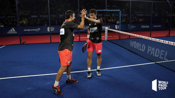 Galán y Lima en el Master Final. | Foto: World Padel Tour Galán y Lima en el Master Final. | Foto: World Padel Tour