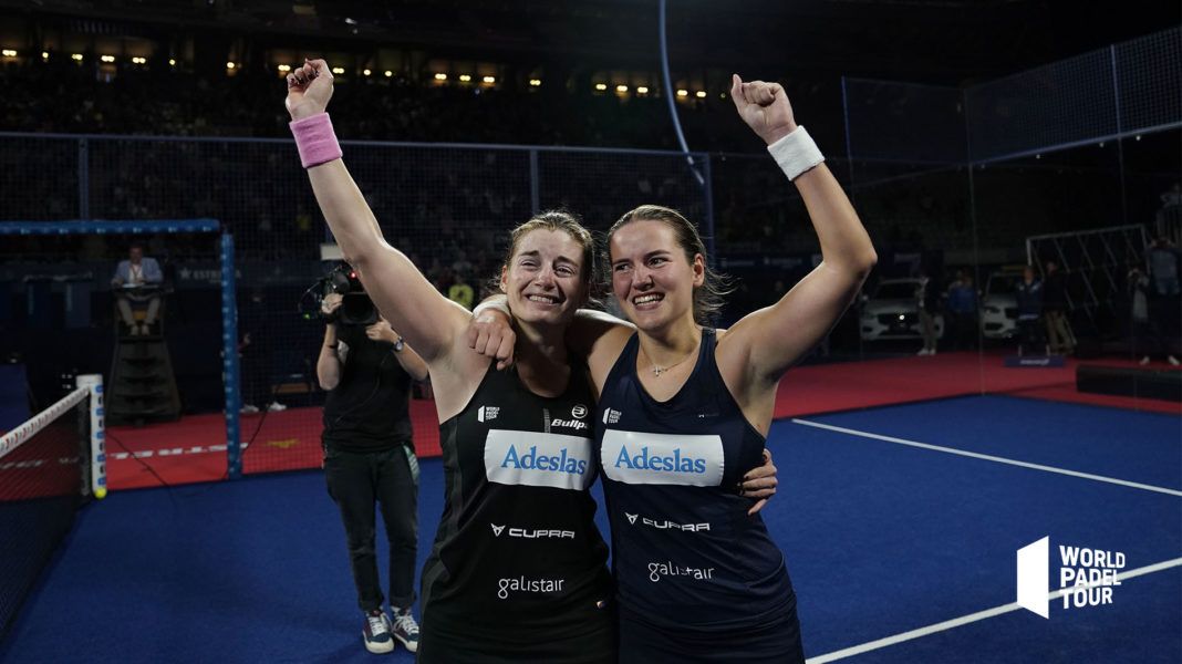 Alejandra Salazar y Ari Sánchez en el Master Final. | Foto World Padel Tour