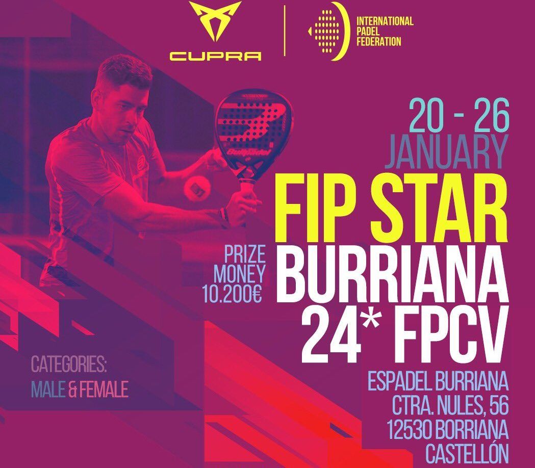 Burriana, sede del inicio del FIP Tour 2020