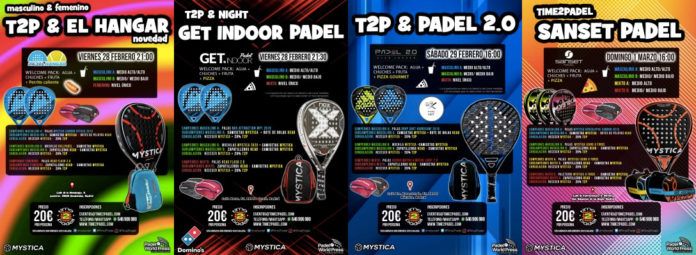 La propuesta de torneos de Torneos Time2Padel. La propuesta de torneos de Torneos Time2Padel.