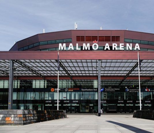 La Malmö Arena, sede dello Swedish Padel Open.