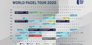 El calendario del World Padel Tour 2020.