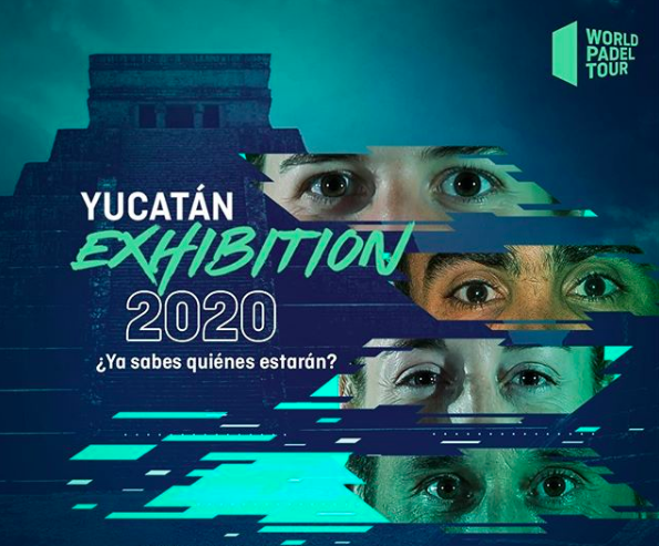 El cartel oficial del Yucatán Exhibition. | Foto: World Padel Tour