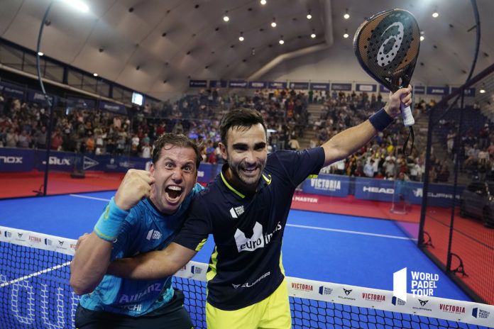 Paquito Navarro y Pablo Lima en el Marbella Master. | Foto: World Padel Tour