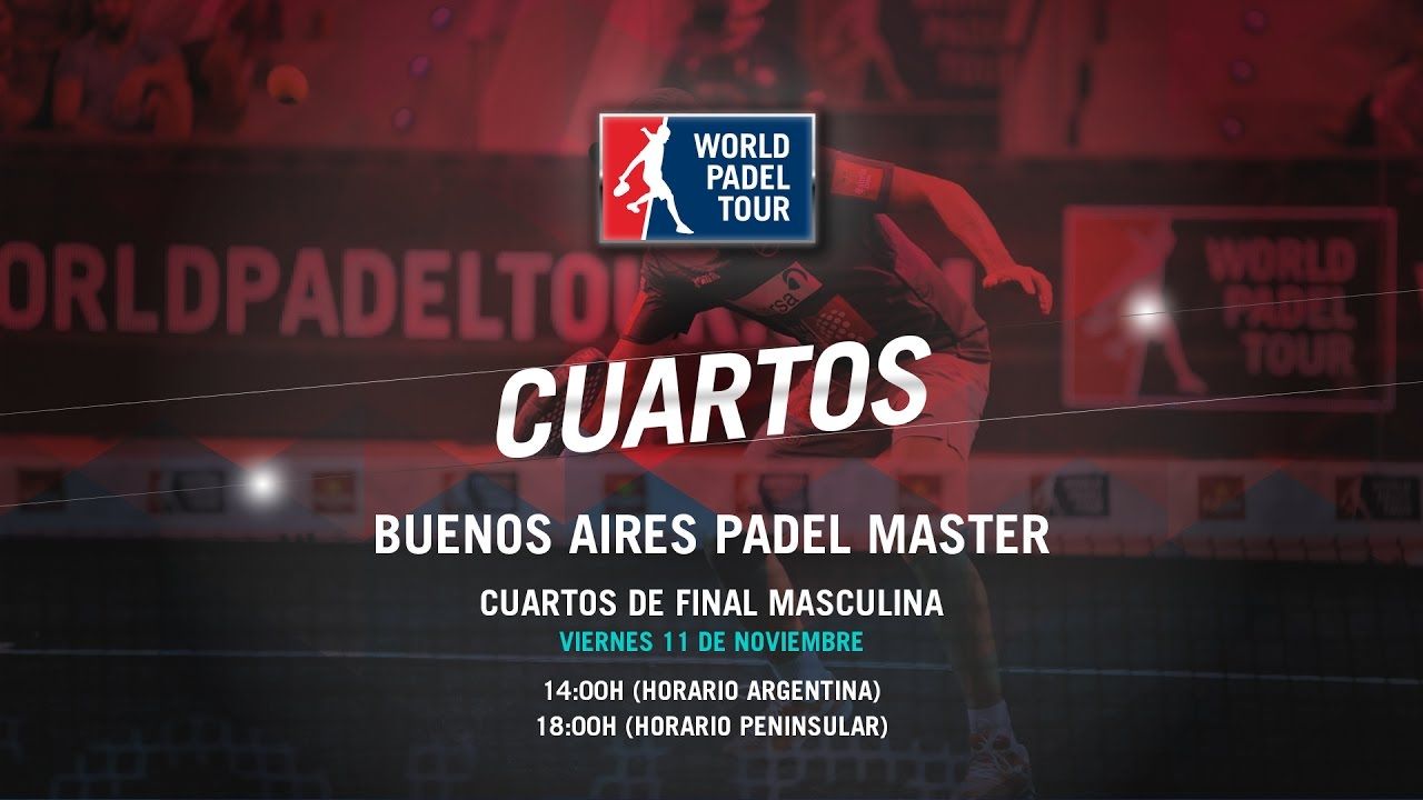 #UnPartidoAlDia Los cuartos de final del Buenos Aires Master 2016