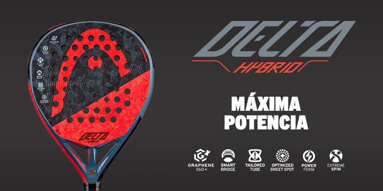 Pala Padel Head GRAPHENE 360+ DELTA HYBRID WITH CB