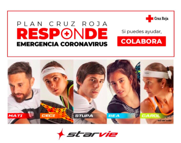 Starvie y Cruz Roja contra el coronavirus