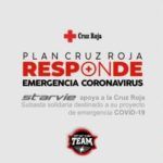 Starvie and the Red Cross against the coronavirus
