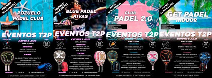 La oferta de Torneos T2P.