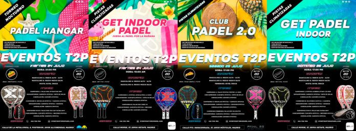 La oferta de Torneos T2P. La oferta de Torneos T2P.