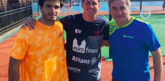 Carlos Sainz y Carlos Sainz Jr, junto a Paquito Navarro.