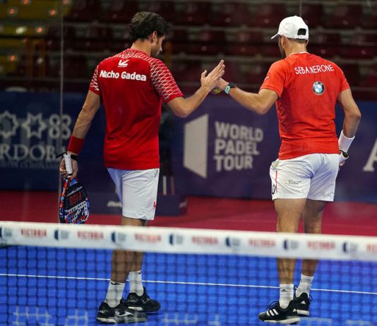 Nerone y Gadea se separan Nerone y Gadea. | Foto: World Padel Tour