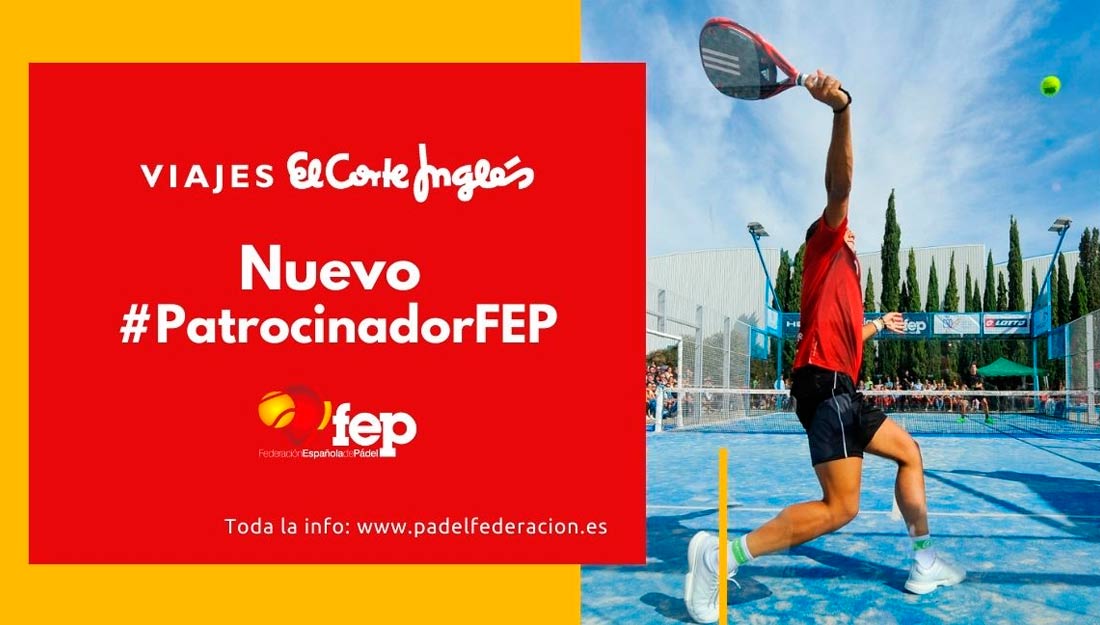 Viajes El Corte Inglés, neuer offizieller Sponsor der FEP