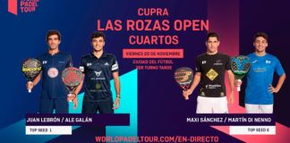 Las Rozas Open: Orden de Juego de Cuartos de Final