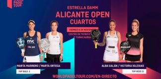 Alicante Open: Orden de Juego de Cuartos de Final