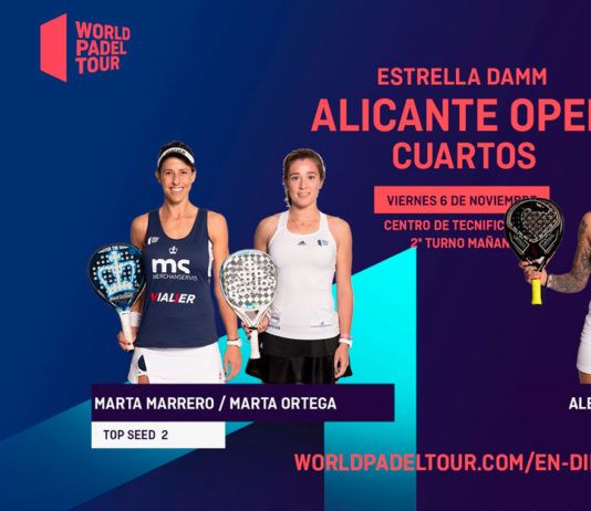 Alicante Open: Orden de Juego de Cuartos de Final