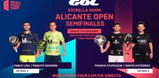 Alicante Open: Orden de Juego de Semifinales