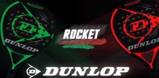 Dunlop Rocket vert et rouge: efficace et simple