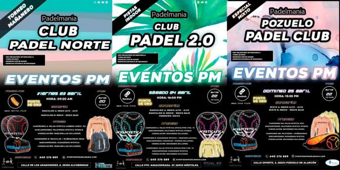 Mucho pádel y gran ambiente en los Torneos Padelmanía