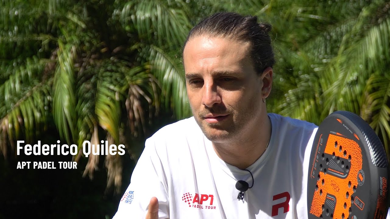 Fede Quiles: Con muchas ganas de empezar su nueva etapa en el APT Padel Tour