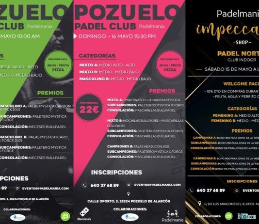 Padel y diversión a raudales junto a Torneos Padelmanía