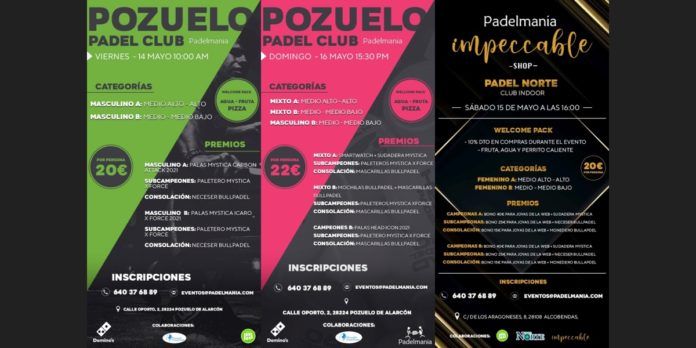 Padel y diversión a raudales junto a Torneos Padelmanía