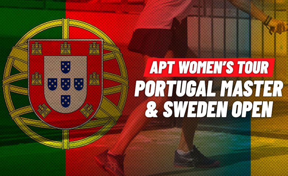 Portugal y Suecia: Estreno de los torneos femeninos en el Circuito APT Padel Tour
