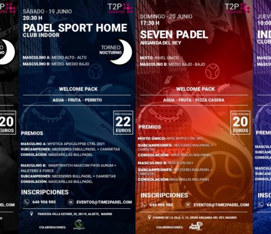 Otro fin de semana inolvidable junto a Torneos Time2Padel Otro fin de semana inolvidable junto a Torneos Time2Padel