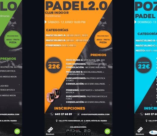 No podían faltar: Vuelven los Torneos Padelmanía No podían faltar: Vuelven los Torneos Padelmanía