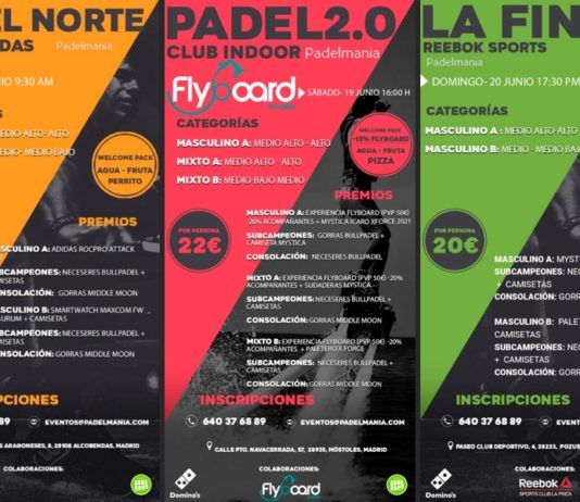 Torneos Padelmanía… Pádel y diversión asegurados Torneos Padelmanía… Pádel y diversión asegurados