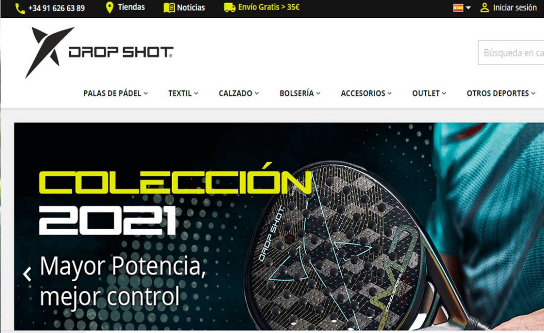 Drop Shot moderniserar sin image med en ny webbplats