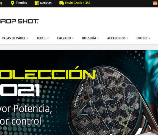 Drop Shot moderniza su imagen con una nueva web Drop Shot moderniza su imagen con una nueva web