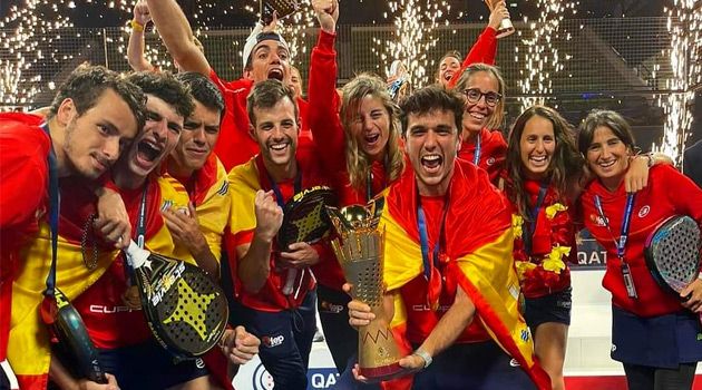 World champion Spanish team