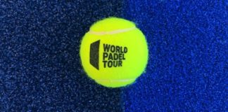 Ball mit Logo von Setpoint Events SA World Padel Tour