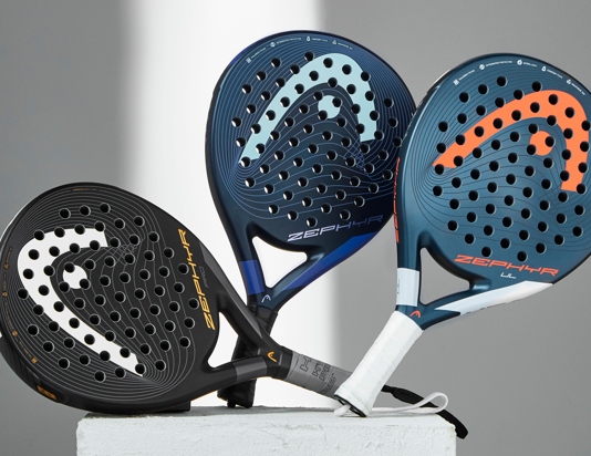 Colección de palas Zephyr de Head