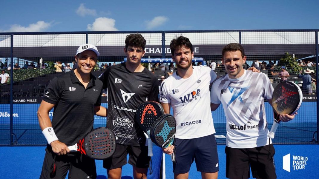 Belasteguín, Coello, Campagnolo en Garrido finale Miami Open 2022
