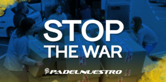Padel Nuestro y UM "Stop the War" en Ucrania