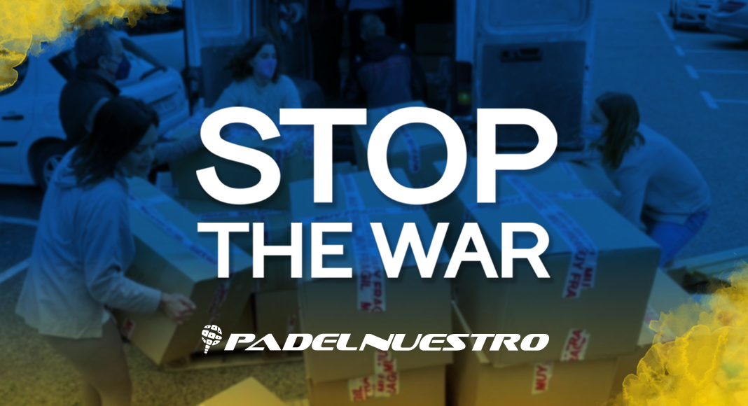 Padel Nuestro y UM "Stop the War"