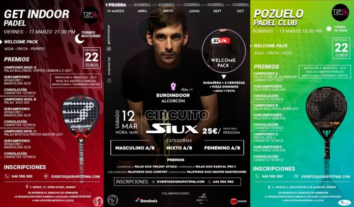 disfruta del padel a tope con los torneos de eventos T2P