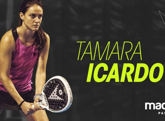 Macron Padel patrocinará a Tamara Icardo este 2022 Tamara Icardo colaboración con Macron Padel