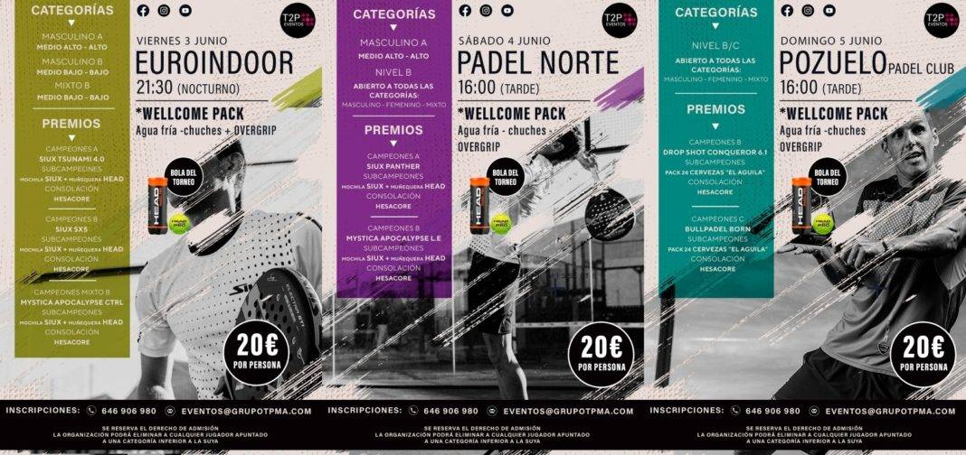 3 new tournaments to experience padel to the fullest!