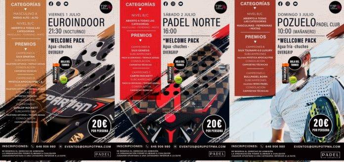 Pádel y diversión a tope con los nuevos torneos de finde