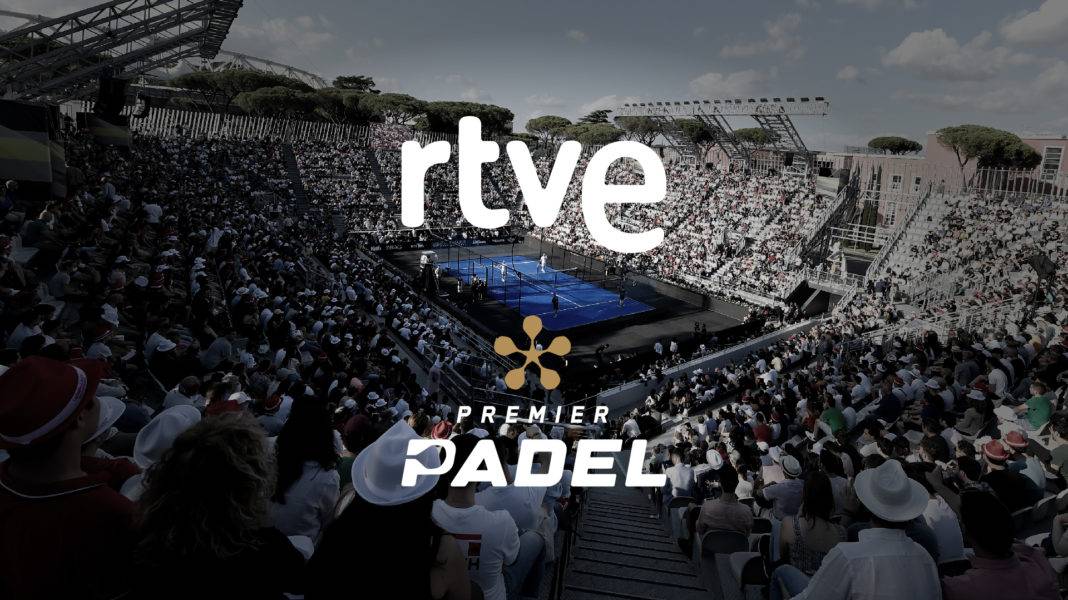 TVE will broadcast the tournaments of the Premier Padel circuit in Spain
