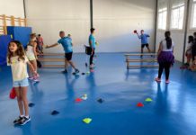 "Paddle tennis in the classrooms" of the FAP arrives in Huelva