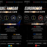 Un puente repleto de pádel en Madrid Collage