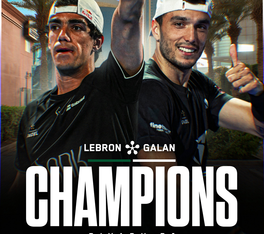 ¡Lebrón y Galán se llevan el primer título de la temporada!