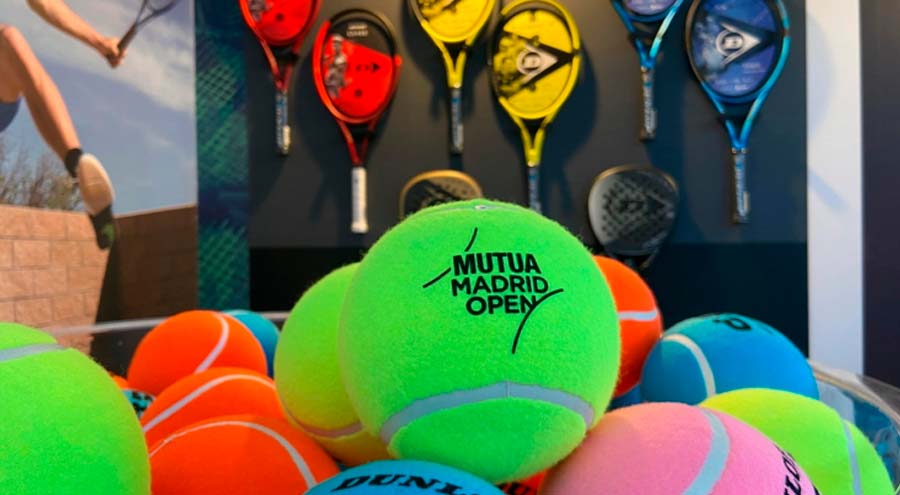 Dunlop será la pelota oficial del Mutua Madrid Open